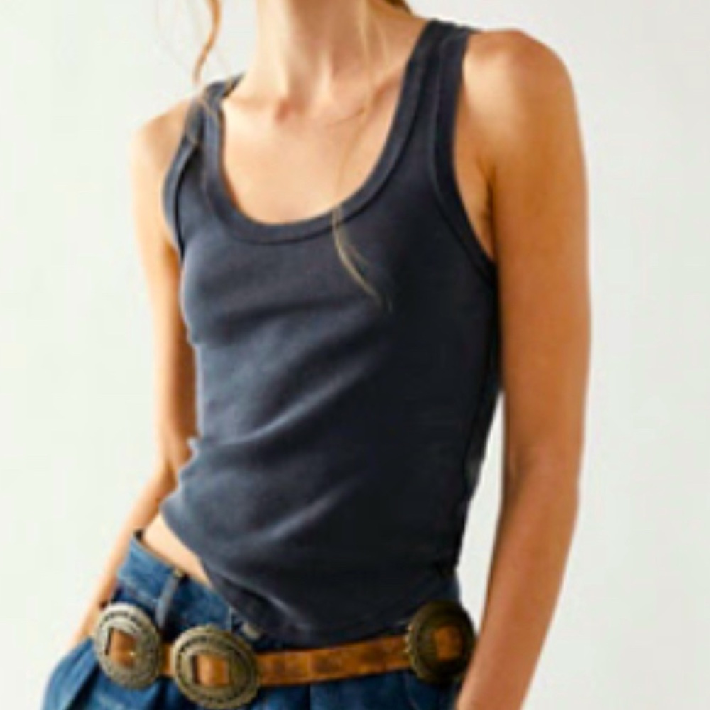 Free People We the Free Kate Scoop Tee size L